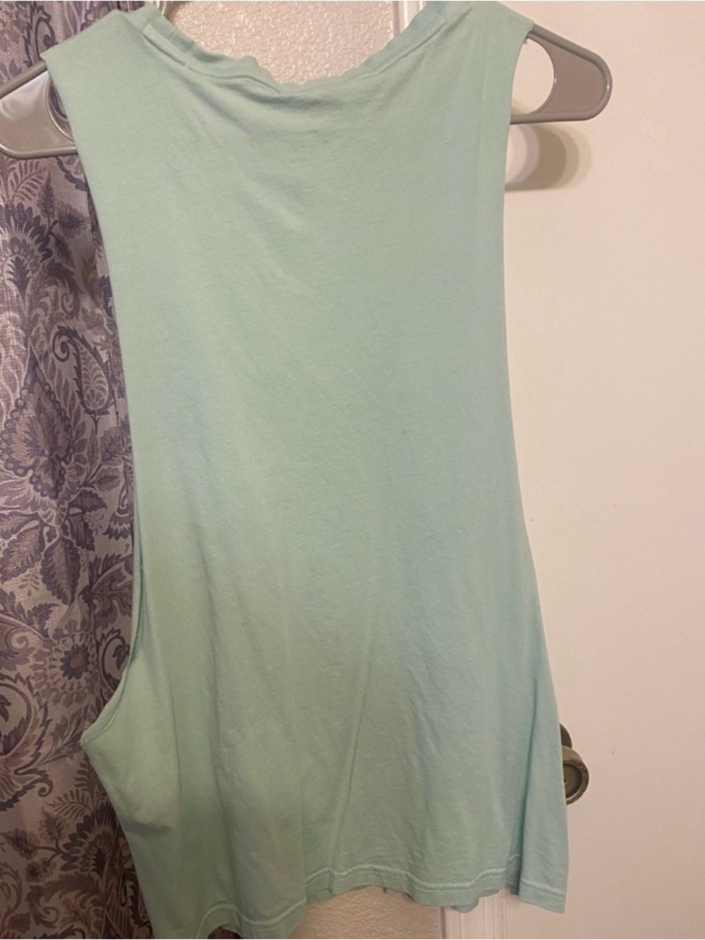 PUMA Mint Green Cut Off Tank Top - Excellent Condition! - Picture 4 of 4